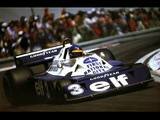 Ronnie Peterson 4 wheels in front? Tyrell P34 Ford 3.0 V8 Spa-Francorchamps Circuit July 3rd 1977 (Wallpaper 1600x1200 pixels)