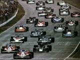 Start of English GP All cars GP England Silverstone Circuit April 4th 1978 (Wallpapers 1600x1200 pixels)