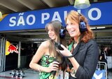 Pit babe F1 wallpaper 2008 (formula 1 girls)