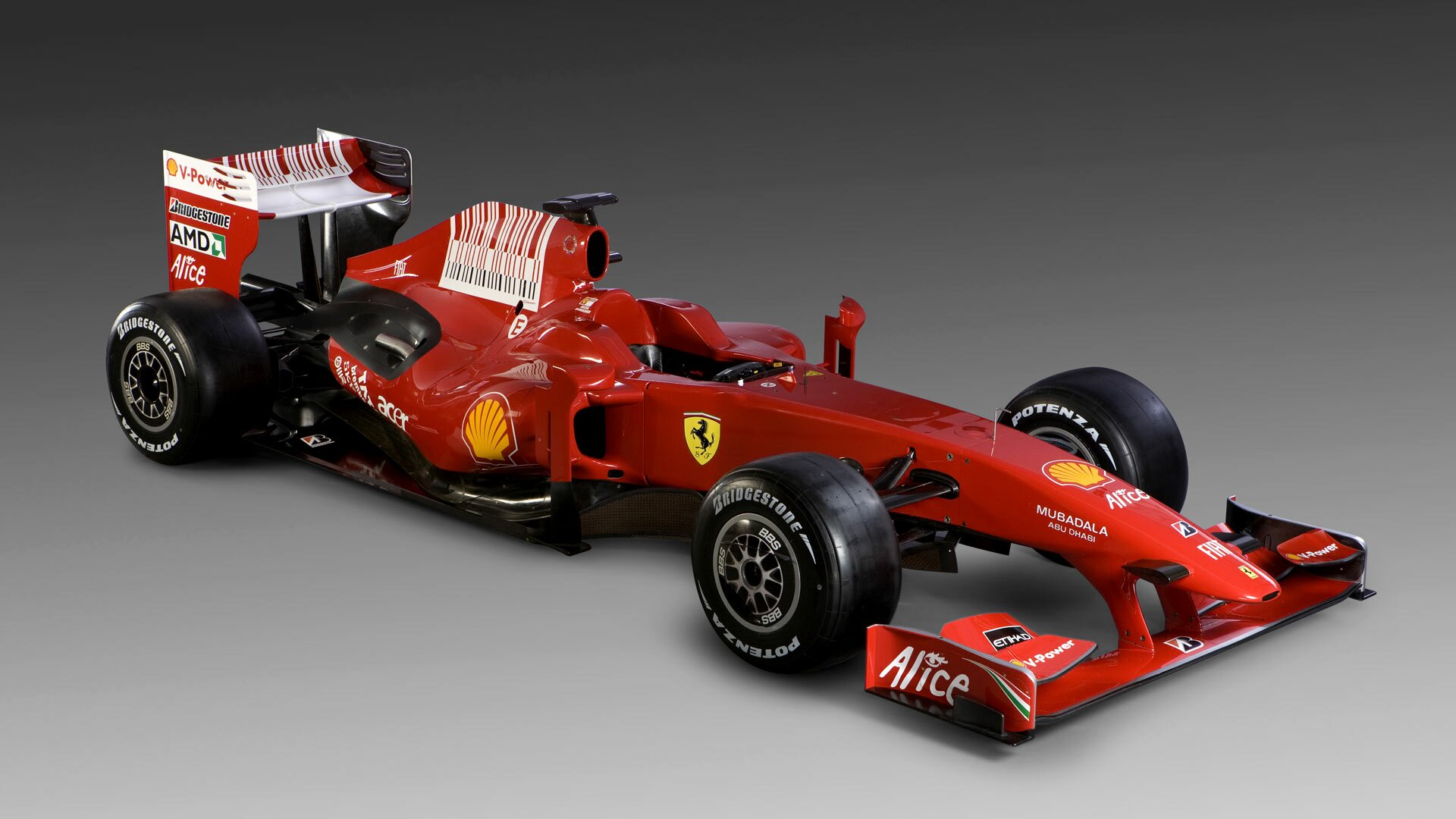 ferrari f1 2009 outline