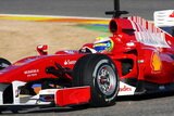 Felipe Massa, Ferrari F10. Valencia - Tests. F1 wallpaper 2010 