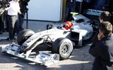 Michael Schumacher Mercedes GP PETRONAS MGP W01. Valencia - Tests. F1 wallpaper 2010 (HIGH RESOLUTION PHOTO)