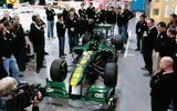 Jarno Trulli and Heikki Kovalainen. Presentation Formula 1 Lotus T128. F1 wallpaper 2011 (HIGH RESOLUTION PHOTO)