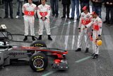 Lewis Hamilton and Jenson Button. Launch Formula 1 2011 Vodafone McLaren Mercedes MP4 26. F1 wallpaper 2011 (HIGH RESOLUTION PHOTO) Lewis Hamilton and Jenson Button. Presentation Formula 1 2011 Vodafone McLaren Mercedes MP4 26. F1 wallpaper 2011 (HIGH RESOLUTION PHOTO)