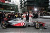 Lewis Hamilton and Jenson Button. Launch Formula 1 2011 Vodafone McLaren Mercedes MP4 26. F1 wallpaper 2011 (HIGH RESOLUTION PHOTO) Lewis Hamilton and Jenson Button. Presentation Formula 1 2011 Vodafone McLaren Mercedes MP4 26. F1 wallpaper 2011 (HIGH RESOLUTION PHOTO)