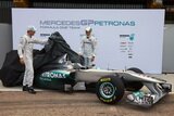 Michael Schumacher and Nico Rosberg. Presentation Formula 1 2011 Mercedes GP PETRONAS MGP W02 (Launch). F1 wallpaper 2011 (HIGH RESOLUTION PHOTO) Michael Schumacher and Nico Rosberg. Presentation Formula 1 2011 Mercedes GP PETRONAS MGP W02. F1 wallpaper 2011 (HIGH RESOLUTION PHOTO)