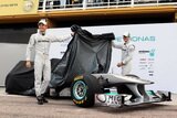 Michael Schumacher and Nico Rosberg. Presentation Formula 1 2011 Mercedes GP PETRONAS MGP W02 (Launch). F1 wallpaper 2011 (HIGH RESOLUTION PHOTO) Michael Schumacher and Nico Rosberg. Presentation Formula 1 2011 Mercedes GP PETRONAS MGP W02. F1 wallpaper 2011 (HIGH RESOLUTION PHOTO)
