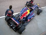 Sebastian Vettel and Mark Webber. Presentation Formula 1 2011 Red Bull RB7. F1 wallpaper 2011 (HIGH RESOLUTION PHOTO)