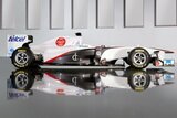 Kamui Kobayashi and Sergio Perez. Presentation Formula 1 Sauber C30. F1 wallpaper 2011 (HD PHOTO)
