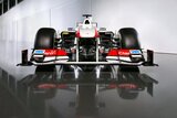 Kamui Kobayashi and Sergio Perez. Presentation Formula 1 Sauber C30. F1 wallpaper 2011 (HD PHOTO)