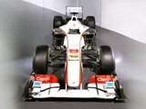 Kamui Kobayashi and Sergio Perez. Presentation Formula 1 Sauber C30. F1 wallpaper 2011 (HD PHOTO)