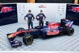 Sebastien Buemi and Jaime Alguersuari. Presentation Formula 1 Toro Rosso STR6. F1 wallpaper 2011 (HD PHOTO)